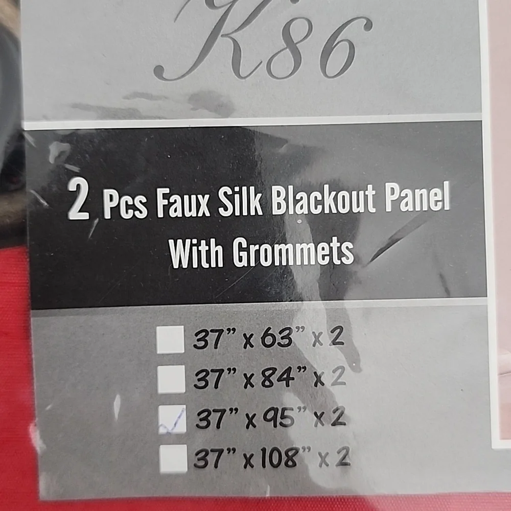 2 pcs curtains